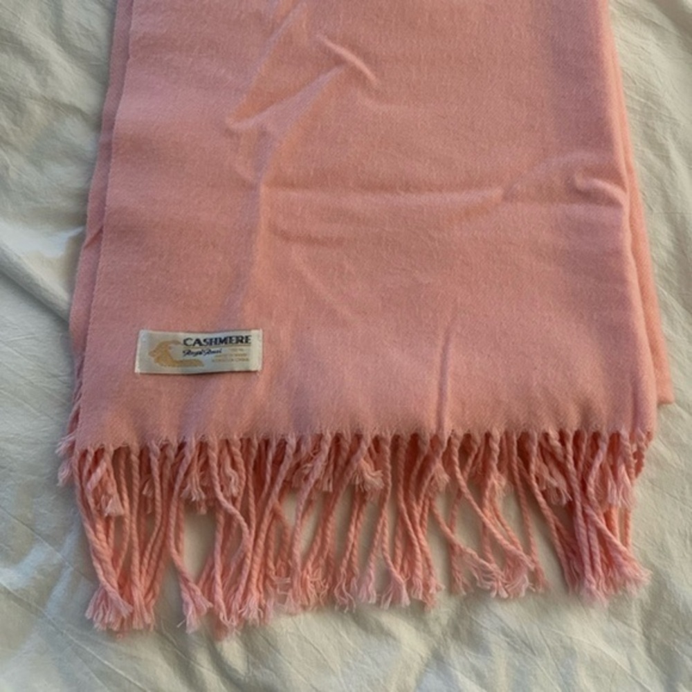 Pink Cashmere Wrap Scarf by Royal Rossi